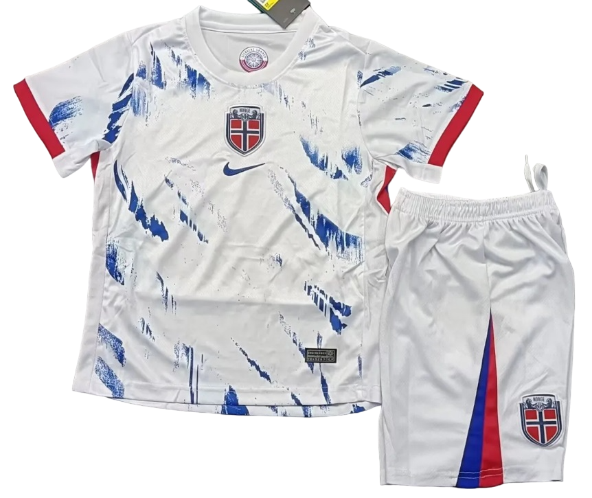 Kit infantil II seleção da Noruega 2024 Away